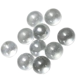 20 Pcs 10mm Clear Glass Marbles Solid Marble Beads Marbles Games Bouncing Ball Pinball Machine for Vase Fish Tank Filler Home Decor, Dice and Marble Games, Sports and Outdoor Play, Decorations