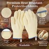 Flintronic Oven Gloves Heat Resistant, Heat Resistant Gloves for Cooking,