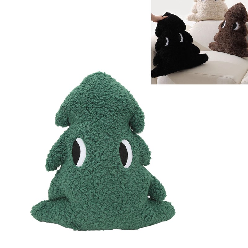 Pine Tree Plush Stuffed Toy Adorable Big Eyes Super Soft