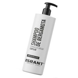 ISRANT | Shampoo Refrescante con Extracto de Bergamota | Completa tu Neceser de Viaje - Baño Accesorios | Limpieza Profunda y Cuidado para Cabello y Cuero Cabelludo | Aroma Cítrico 240ml