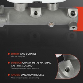 A-Premium Brake Master Cylinder with Reservoir and Cap Compatible with Ford Vehicles - Excursion 2000-2005, F-250/F-350/F-450/F-550 Super Duty 1999-2004, F53 1999-2000/2014 - Replace OE# F81Z2140EA