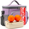FlowFly Insulated Lunch Bag Adult Lunch Box Large Cooler Tote
