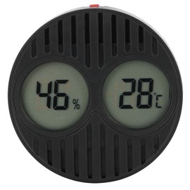Round Hygrometer Thermometer ℃/℉ Digital Display High Accuracy Cigar Box Humidor Temperature Monitor