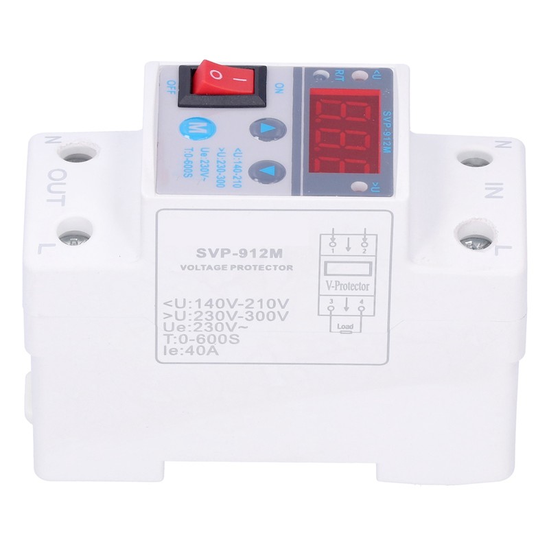 Voltage Protective Device Overvoltage Protector Industrial Supplies SVP‑912M 220V 40A