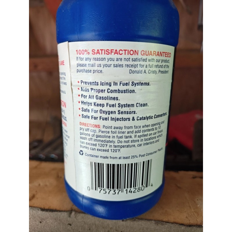 Drygas Gasoline Antifreeze Cristy 12 FL Oz