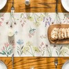 Artoid Mode Floral Leaves Spring Table Runner, Seasonal Flowers Summer