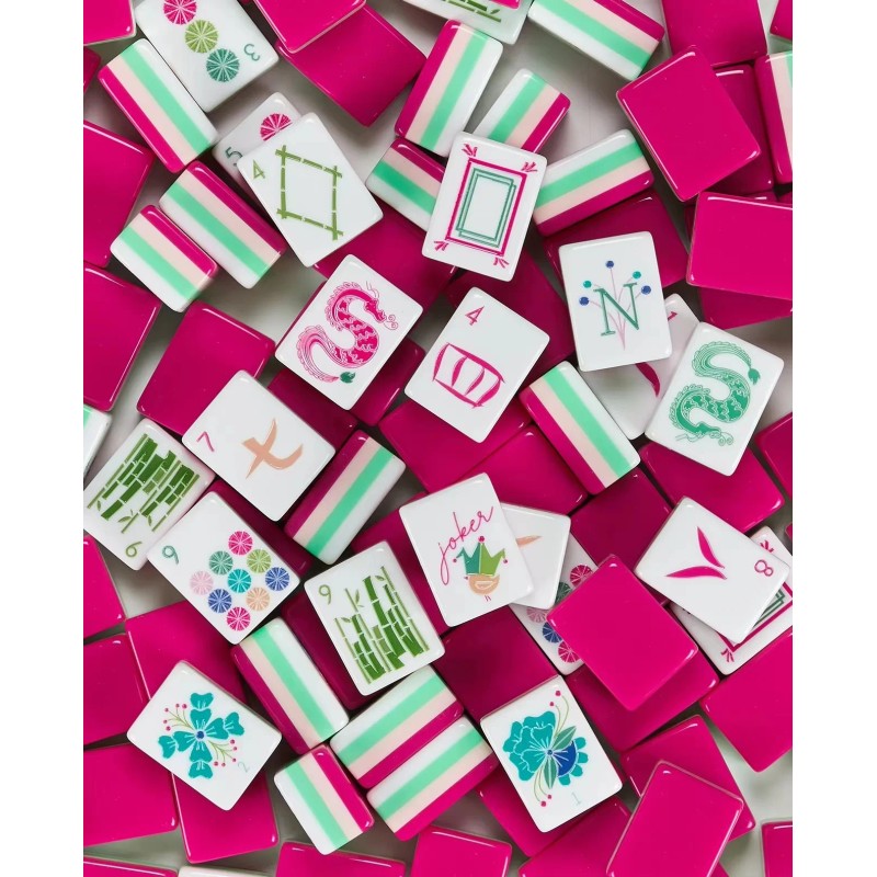 Custom Made Foldable Portable 4 Layer American Mahjong Acrylic Tiles