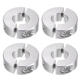 QUARKZMAN 4 Pieces Split Adjustment Rings 13 mm 30 mm AD 10 mm Wide Aluminium Alloy Depth Stop Rings Clamp for Plugs Position Holder Gears Machine Aid Industrial Anodizing