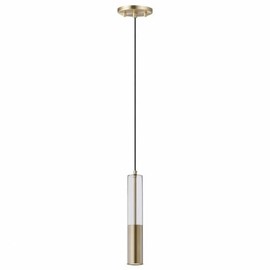 ET2 Torch - 14.75 Inch 7W 1 LED Pendant-Satin Brass Finish -Traditional Installation