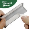 GAMZAU Baseboard Corner Blocks 6inch Height, Self Adhesive 3 Inside