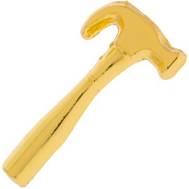 Building Hammer Lapel Pin Gold (1)