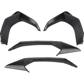 KUAFU Front & Rear Fender Flare Kit Compatible with 2020-2025 Kawasaki Teryx KRX KRX4 1000 ES SE Replacement for 99994-1324 Full Mud Flaps Mud Guards Fender Extensions Accessories- 2 Packages