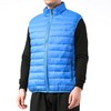 Alpine Swiss Clark Mens Lightweight Down Alternative Vest Jacket Blue