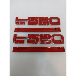 Emblem Depot 2Pc For 1987-91 F250 XLT LARIAT Emblem Side Badge (Chrome)