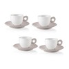 Guzzini - Everyday Set of 4 Espresso Cups with Saucers