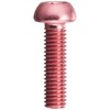 Foglia (foguria) Aluminum Bolts Set m5x18 mm Pink