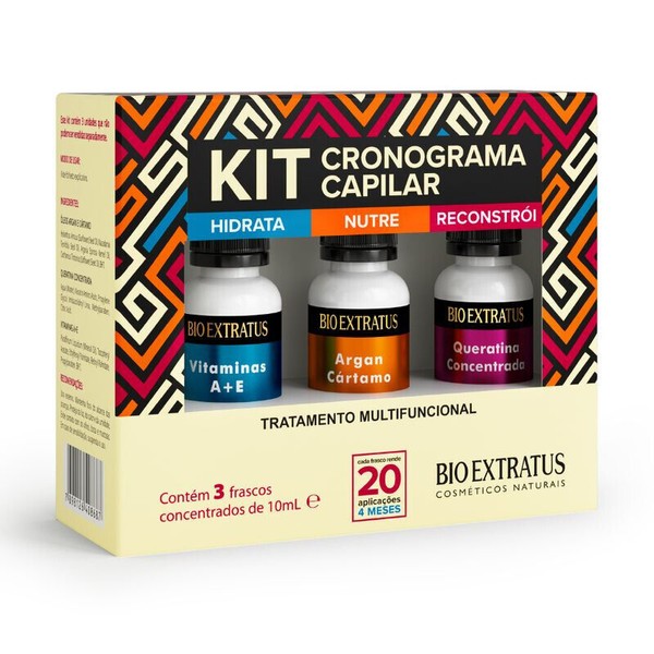 Undisclosed Bio Extratus - Specialiste - Kit Cronograma Capilar 3x10Ml