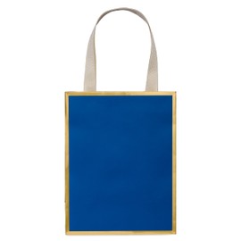 Papyrus 9" Medium Gift Bag (Blue and Gold) for Christmas, Birthdays, Weddings, Anniversaries and All Occasions (1 Bag)