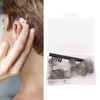Hearing Amplifier Plugs Double Layers Silicone Ear Plug Tips Dome
