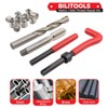 BILITOOLS 7/16-14 inch Thread Repair Kit, HSS Drill Helicoil Repair