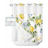 No Hooks Shower Curtain and Snap-in Liner Sets 72"x72",Summer Farm
