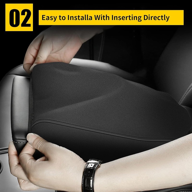 AOMSAZTO Center Console Armrest Cover for 2016-2021 Hyundai Tucson Neoprene