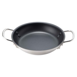 遠藤商事 業務用 ムラノ インダクションテフロンセレクト オムレツパン 24cm IH対応 18-8ステンレス/内面テフロン加工 AOM0602