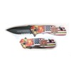 Police emergency knife with safety belt cutter and glass breaker