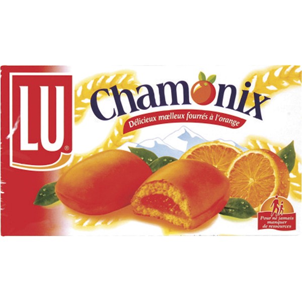 LU - Chamonix Orange - French Cookies Orange Filled - 20 Cookies