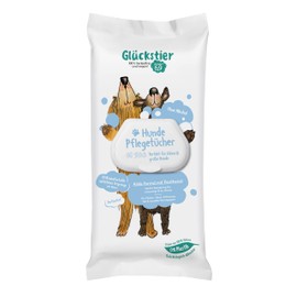Glückstier Hundepflegetücher, perfekte Fellpflege für unterwegs (60 St.)