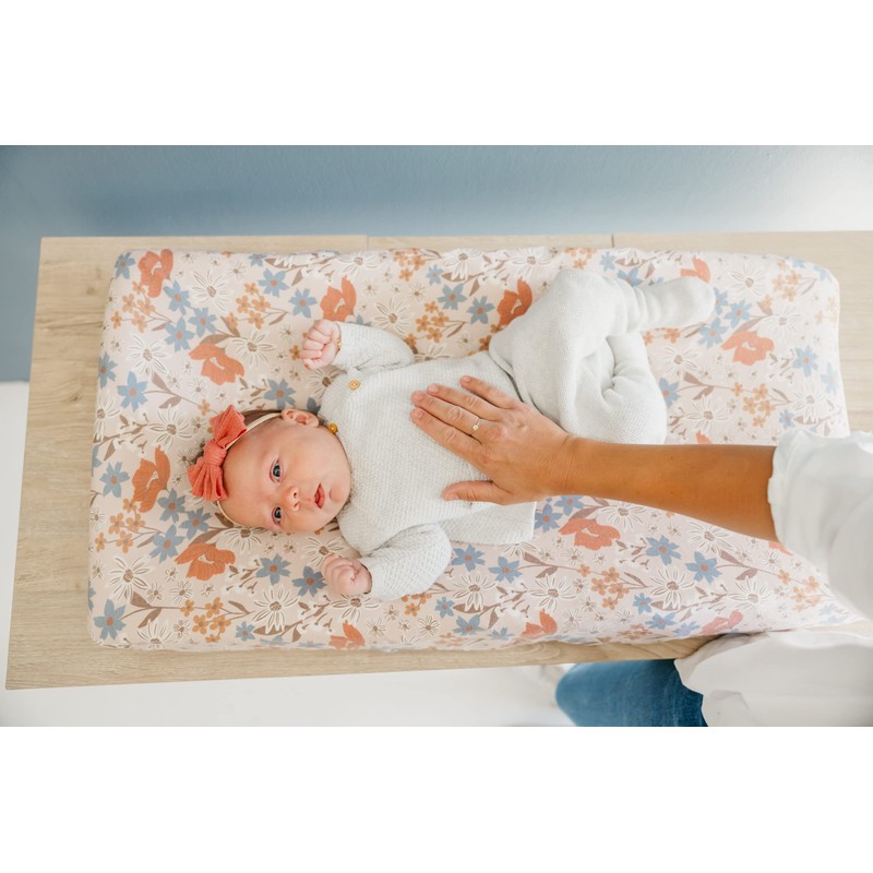 Copper Pearl - Funda para cambiador de pañales de punto