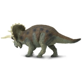 Safari Ltd. Triceratops Dinosaur Figurine - Hand-Painted, Detailed 10.5" Model Figure - Cretaceous Toy for Boys, Girls & Kids Ages 3+
