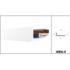 HEXIMO Angle Profile White 1.7 m Profile – XPS Cover