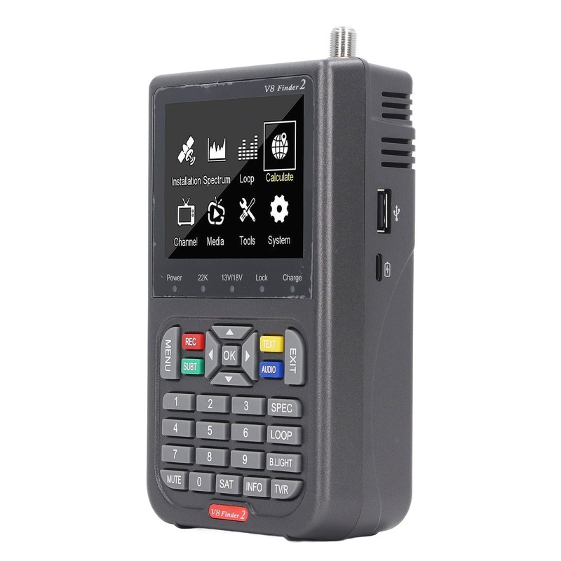 Digital Satellite Finder LCD Screen Handheld Satellite Signal Meter Detection