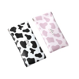 RUIXIAOXI 2 Pcs Soft Sunglass Case,Portable Squeeze Top Leather Glasses Case Eyeglasses Pouch Sunglasses Bag Sunglass Organizer Pouch Bags