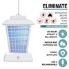 Brookstone Lantern Bug Zapper - Cordless & Rechargeable, 800V Stainless