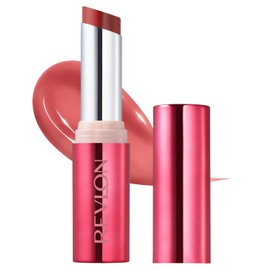 Revlon Super Lustrous Dewy Shine Lipstick 3.2g 008 Daring (Color Image: Nuance Red) Lipstick Lip Gloss Moisture Puffiness Sheer Clear Transparency Smooth