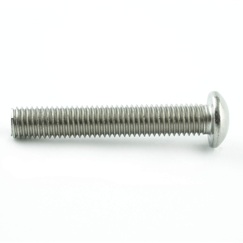 Eisenwaren2000 M6 x 12 mm Allen Key Rounded Head Screws
