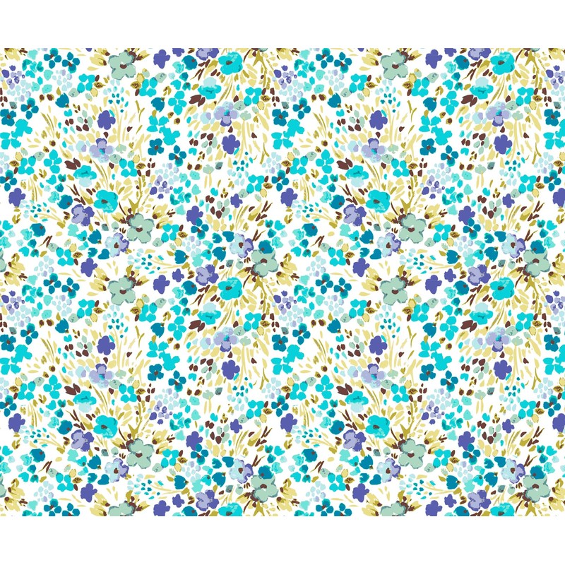 Martina Home Olena Blue Resin Tablecloth 240 x 140 cm