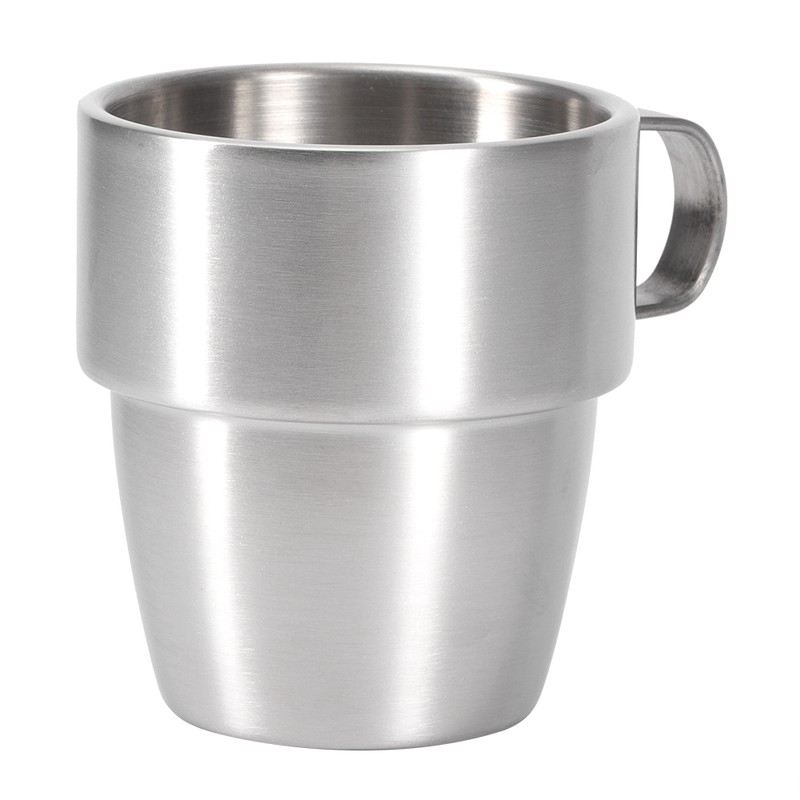 280ml Durable Stainless Steel Double Layer Bar Beer Handle Cup
