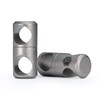 KeyUnity KA07 Titanium Key Ring Connector, Titanium 360° Rotating Connector,