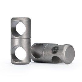 KeyUnity KA07 Titanium Key Ring Connector, Titanium 360° Rotating Connector, Metal Fittings, Twist-Prevention, Car Key Holder, Men's Smart Key, Lost Prevention, Small, Lightweight, Weight 0.1 oz (3.8