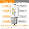 LED Microwave Light Bulbs Under Hood 30W Equivalent,Fit for LG