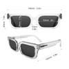LONDON MOLE Eyewear Icy Sunglasses Fashion Brand UV400 Protection Unisex,