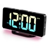 CHEREEKI Alarm Clock, Alarm Clocks Bedside Mains Powered with Night