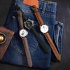 BISONSTRAP Extra Long Strap 20 mm 22 mm, Leather Watch