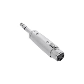 7856 Adaptor 6.3 mm stereo jack male to XLR female