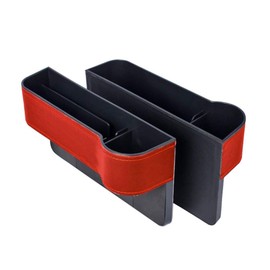 Caja de almacenamiento para asiento de automóvil, Caja de almacenamiento universal con espacio para el asiento del lado del conductor del pasajero,...