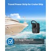 USB C Travel Power Strip, NTONPOWER 3 ft Wrapped Around