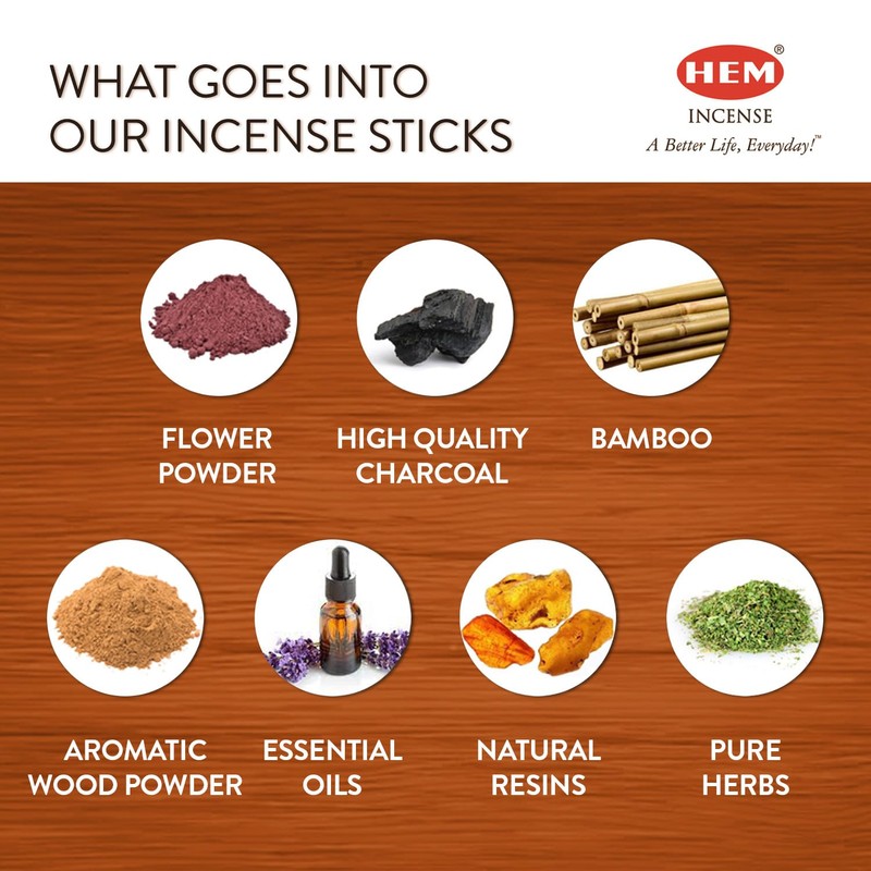 HEM Incense Sticks Pack of 120 - Palo Santo (6